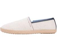 Tommy Hilfiger Espadrilles aus reiner Baumwolle mit Label-Schriftzug in Weiss, Größe 43