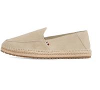 Tommy Hilfiger Herren Espadrilles Flex Loafer mit Logo, Beige (Beige), 40