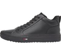 Tommy Hilfiger Herren Flatform Sneaker Harlem Street Mid Top, Schwarz (Black), 44