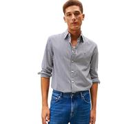 Tommy Hilfiger Herren Flex POPLIN Big Gingham RF Shirt MW0MW41713 L/S Shirt, Schwarz, Größe S, Schwarz (Schwarz/Karomuster), S