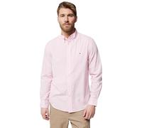 Tommy Hilfiger Herren Flex POPLIN Micro Gingham Shirt MW0MW40457 L/S Shirt, Pink, M, Rosa (klassisches Rosa/Karomuster), M