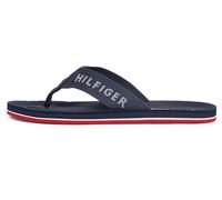 Tommy Hilfiger Herren Flip Flops Comfort Beach Sandal Zehentrenner, Blau (Military Denim), 40