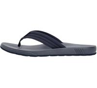 Zehentrenner TOMMY HILFIGER "MOLDED HILFIGER LTH BEACH SANDAL", Herren, Gr. 42, dunkelblau, Textil, Schuhe Zehentrenner, Sommerschuh, Dianette, Flat mit dezentem Label (39119336-42) dunkelblau