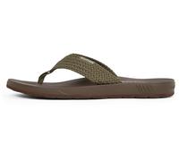 Tommy Hilfiger Herren Flip Flops Molded Web Beach Geflochtener Riemen, Grün (Army Green), 41