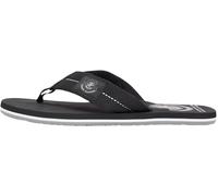 Tommy Hilfiger Herren Flip Flops Patch mit Gurtband-Riemen, Schwarz (Black), 41