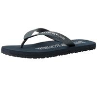 Tommy Hilfiger Herren Flip Flops Rubber Beach Sandal Zehentrenner, Blau (Desert Sky), 41