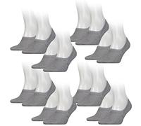 Tommy Hilfiger Herren Footie 8er Pack, Größe:43-46, Farbe:Middle Grey Melange (758)