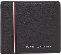 Tommy Hilfiger Herren Geldbeutel Corp Mini Wallet aus Leder, Schwarz (Black), Einheitsgröße