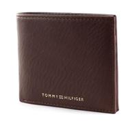 Tommy Hilfiger Herren Geldbeutel Premium Leather Mini CC Wallet Klein, Braun (Dark Chestnut), Einheitsgröße
