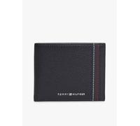 Tommy Hilfiger Herren-Geldbörse mit Geldbörse aus Polyurethan AM0AM14232, blau, Einheitsgröße für alle, bifold geldbörse