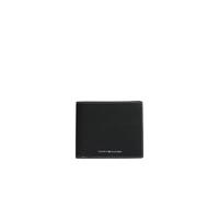 Tommy Hilfiger - Bifold-Brieftasche aus Leder schwarz - Gr. - OS