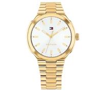 Quarzuhr TOMMY HILFIGER "Georgia", goldfarben, Armbanduhren, Damen, Quarzuhr, Armbanduhr, Damenuhr, Edelstahlarmband, analog (32838453-0) goldfarben