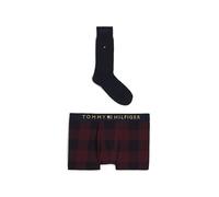 Tommy Hilfiger Herren Geschenk-Set Boxershorts Trunk & Socken, Mehrfarbig (Buffalo Check/des Sky), XXL