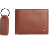 TOMMY HILFIGER Geschenkset Geldbörse und Schlüsselanhänger braun