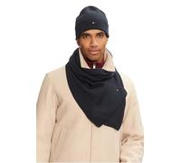 TOMMY HILFIGER Gifting Flag Pima Cotton Beanie and Scarf Giftpack Space Blue
