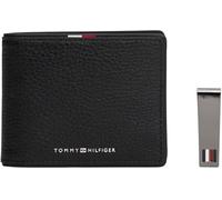 Tommy Hilfiger Herren Geschenk-Set Mini Geldbeutel und Geldscheinklammer, Schwarz (Black), Einheitsgröße