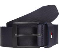 Tommy Hilfiger Herren Gürtel Adan 3,5 cm Ledergürtel, Blau (Space Blue), 90 cm