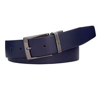 Tommy Hilfiger Herren Gürtel Adan 3,5 cm Rev Ledergürtel, Blau (Space Blue/Corporate), 85 cm
