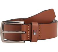 Ledergürtel TOMMY HILFIGER "DENTON 3.5 cm breit EXT", Damen, Gr. 11,5, winter cognac, Rindsleder, Gürtel Ledergürtel, Einfachdornschließe, Metalllogo (88823152-115) winter cognac