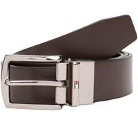 Tommy Hilfiger Wendegürtel Denton 3,5 cm Damen Rindsleder wendbar Größe 105 Testa di Moro/Schwarz
