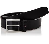 Tommy Hilfiger Herren Gürtel Hampton 4,0 cm Ledergürtel, Schwarz (Black), 85 cm