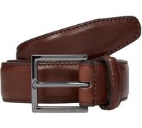Tommy Hilfiger Herren Gürtel Hudson Leather 3,0 cm Ledergürtel, Braun (Coffee Bean), 105 cm