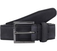Tommy Hilfiger Herren Gürtel Hudson Nubuck 3,0 cm Ledergürtel, Schwarz (Black), 100 cm