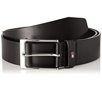 Tommy Hilfiger Herren Gürtel Layton 4,0 cm Ledergürtel, Schwarz (Black), 85 cm