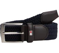 Tommy Hilfiger Herren Gürtel New Adan Belt 3,5 cm Stoffgürtel, Blau (Sky Captain), 100 cm