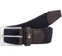 Tommy Hilfiger Herren Gürtel New Adan Belt 3,5 cm Stoffgürtel, Blau (Sky Captain), 105 cm