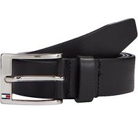 Tommy Hilfiger Herren Gürtel New Aly Belt Ledergürtel, Schwarz (Black), 105 cm