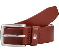 Tommy Hilfiger Herren Gürtel New Denton 3,5 cm Belt Ledergürtel, Braun (Dark Tan), 90 cm
