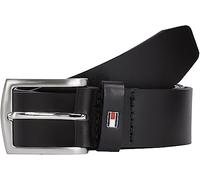 Tommy Hilfiger Herren Gürtel New Denton 3,5 cm Belt Ledergürtel, Schwarz (Black), 85 cm