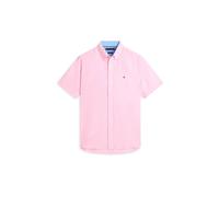 Tommy Hilfiger Herren Hemd aus Leinen-Baumwoll-Mix, pink, Gr. L