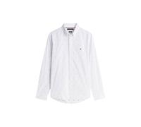 Tommy Hilfiger Herren Hemd FLEX POPLIN FIL A COUPE, bleu, Gr. S