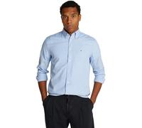Tommy Hilfiger Herren Hemd Flex Poplin Gingham Regular Fit, Mehrfarbig (Sweet Blue/Optic White), XS