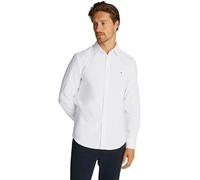 Tommy Hilfiger Herren Hemd Flex Poplin Kent Collar Businesshemd, Weiß (Optic White), 3XL