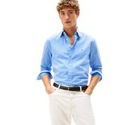 Tommy Hilfiger Herren Hemd Flex Poplin Micro Gingham Regular Fit, Blau (Sweet Blue/Check), XXXL