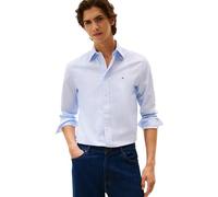 FLEX POPLIN MICRO RF PRINT SHIRT Blau L