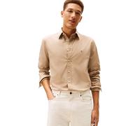 Tommy Hilfiger "FLEX POPLIN SOLID Regular Fit SHIRT mit Button-down und Rückenfalte" unifarben, klassisch, regular fit, Baumwolle, Kragen (23885709-XXL) coastal taupe