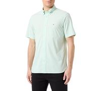 Tommy Hilfiger Herren Hemd Freizeithemd, Grün (Mint Gel / Multi), L