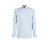 Tommy Hilfiger Herren Hemd mit Leinen LINEN BLEND SOLID RF SHIRT, bleu, Gr. XL