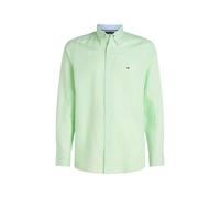 Tommy Hilfiger Herren Hemd mit Leinen LINEN BLEND SOLID RF SHIRT, pistazie, Gr. M