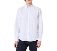 Tommy Hilfiger Herren Hemd Poplin Fake Solid Freizeithemd, Blau (Sweet Blue), M