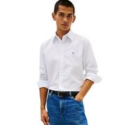 Tommy Hilfiger Herren Hemd Poplin Fake Solid Freizeithemd, Blau (Sweet Blue), S