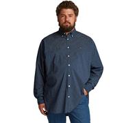 Tommy Hilfiger Herren Hemd Poplin Polka Dot aus Baumwolle, Blau (Night Sky / Multi Dot), 3XL