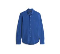Tommy Hilfiger Langarmhemd KNIT PIQUE FEATHERWEIGHT – Herren, 100% Baumwolle, Indigo Heather, XL