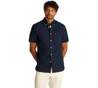 Tommy Hilfiger Herren Kurzarmhemd aus Baumwolle , navy, Gr. S