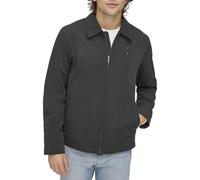 Tommy Hilfiger Herren hoch -Jaqueta de FE Leve Micros. arja Leichte Microtwill Golfjacke (Standard groß) Jeansjacke, Tiefschwarz, M