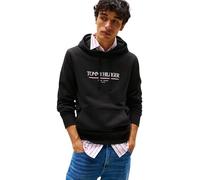 Tommy Hilfiger Slim Fit Long Sleeve Hoodie, Black Größe: L | Kaputzenpullis Outlet | Herren | Schwarz